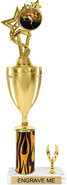 Insert Holder Trophy with Cup & 1 Trim [15 inch]