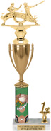 Exclusive Column Trophy with Cup & 1 Trim