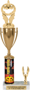 Exclusive Column Trophy with Cup & 1 Trim [17 inch]