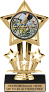 7 inch Shooting Star Color Insert Trophy