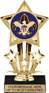 7 inch Shooting Star Color Insert Trophy