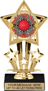 7 inch Shooting Star Color Insert Trophy