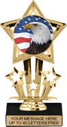 7 inch Shooting Star Color Insert Trophy