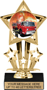 7 inch Shooting Star Color Insert Trophy