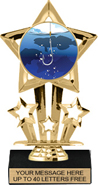 7 inch Shooting Star Color Insert Trophy