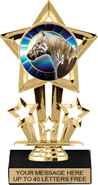7 inch Shooting Star Color Insert Trophy