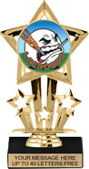 7 inch Shooting Star Color Insert Trophy