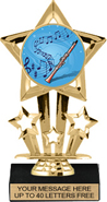 7 inch Shooting Star Color Insert Trophy