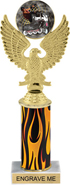 Eagle Color Insert Trophy w/ Column [10.5 inch]