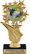 Star Frame Color Insert Trophy [7 inch]