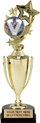 Gold Plastic Cup with Insert Holder Figurine