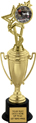 Gold Plastic Cup with Insert Holder [13 inch]
