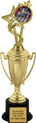 Gold Plastic Cup with Insert Holder [13 inch]