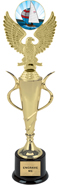 Gold Plastic Cup with Insert Holder [14 inch]