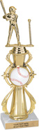 Baseball Sport Color Riser Trophy [13 inch]