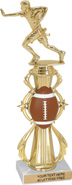 Football Sport Color Riser Trophy [13 inch]