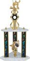 Hockey Sport Color Riser Three-Post Trophy [31 inch]
