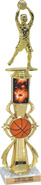 Basketball Sport Color Riser w/ Column Trophy [16 inch]