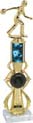 Bowling Sport Color Riser w/ Column Trophy