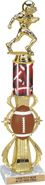 Football Sport Color Riser w/ Column Trophy