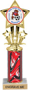 10.5 inch Shooting Star Custom Insert Trophy w/ Column