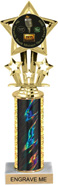 Shooting Star Custom Insert Trophy w/ Column [12.5 inch]
