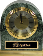 Green Marble Clock