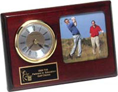 6.5 x 4.375 inch Clock Photo Frame