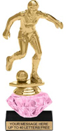 Pink Diamond Riser Trophy [7 inch]