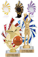 Holographic Backdrop Trophy [8 inch]