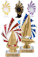 Holographic Backdrop Trophy [8 inch]