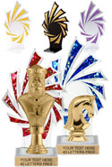 Holographic Backdrop Trophy [8 inch]