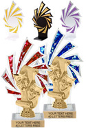 Holographic Backdrop Trophy [8 inch]