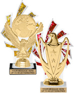 Holographic Backdrop Trophy [8 inch]