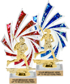 Holographic Backdrop Trophy [8 inch]