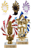 Holographic Backdrop Trophy [8 inch]