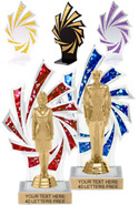 Holographic Backdrop Trophy [8 inch]