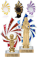 Holographic Backdrop Trophy [8 inch]