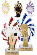 Holographic Backdrop Trophy [8 inch]