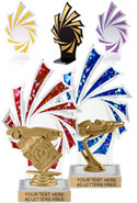 Holographic Backdrop Trophy [8 inch]