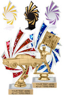 Holographic Backdrop Trophy [8 inch]