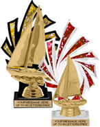 Holographic Backdrop Trophy [8 inch]