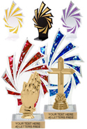Holographic Backdrop Trophy [8 inch]