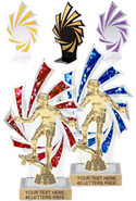 Holographic Backdrop Trophy [8 inch]