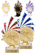 Holographic Backdrop Trophy [8 inch]