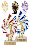 Holographic Backdrop Trophy [8 inch]
