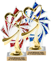Holographic Backdrop Trophy [8 inch]