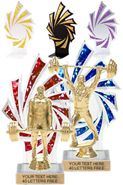 Holographic Backdrop Trophy [8 inch]