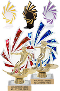 Holographic Backdrop Trophy [8 inch]