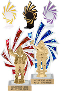 Holographic Backdrop Trophy [8 inch]